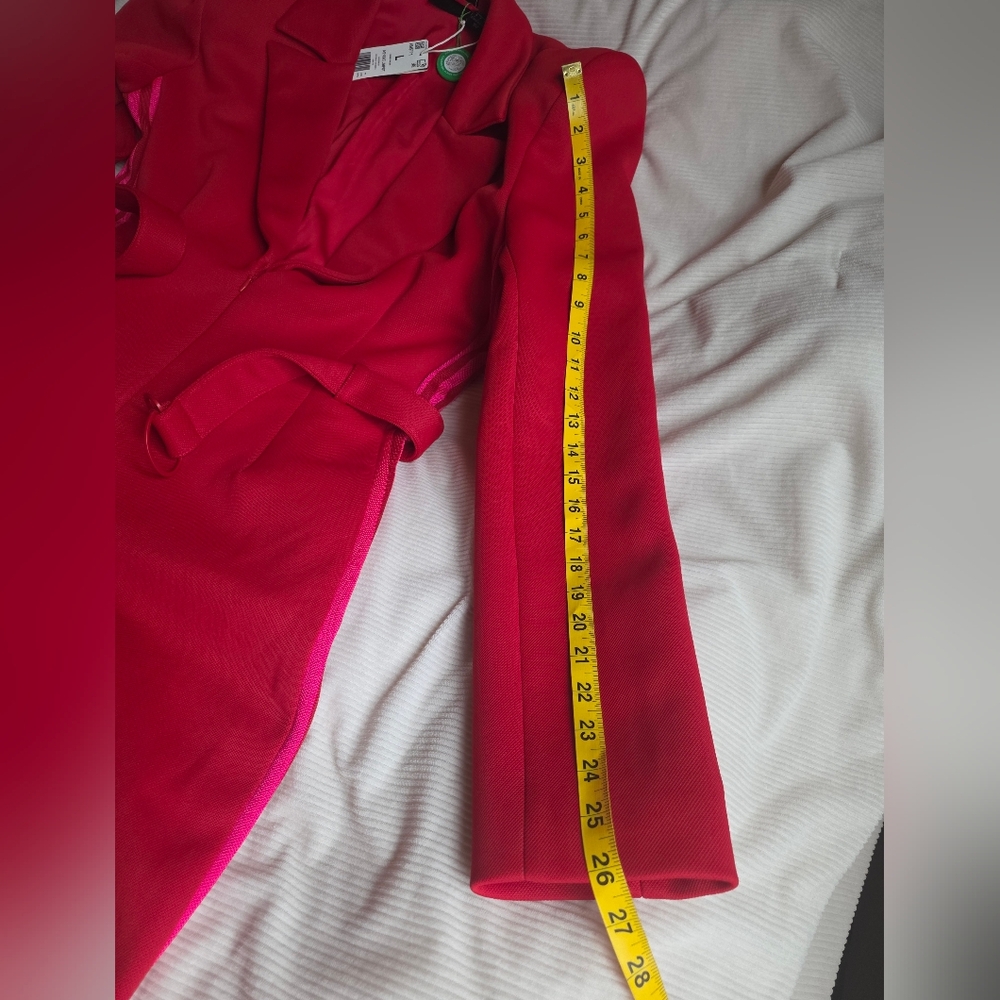 Adidas x Ivy park Jumpsuit 3.0 Power Red w/ Pink Stripes Size L BNWT - Picture 13 of 16